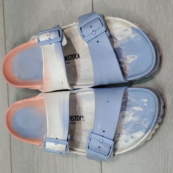 Birkenstock Women Arizona EVA Multicolor Sandals Flats shoes sz 38/7 - Picture 8 of 12